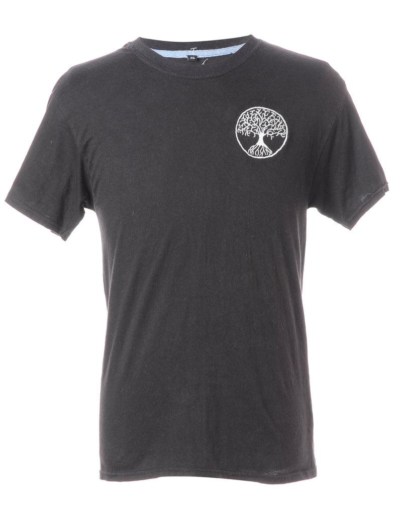 Beyond Retro Label Label Embroidered Tree of Life T-shirt