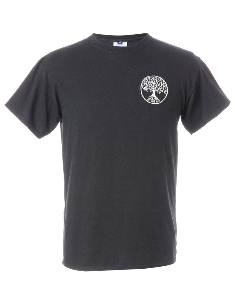 Beyond Retro Label Label Embroidered Tree of Life T-shirt