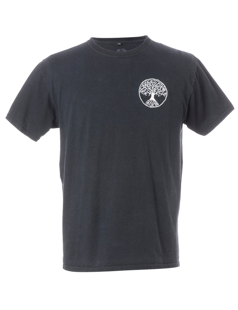 Beyond Retro Label Label Embroidered Tree of Life T-shirt