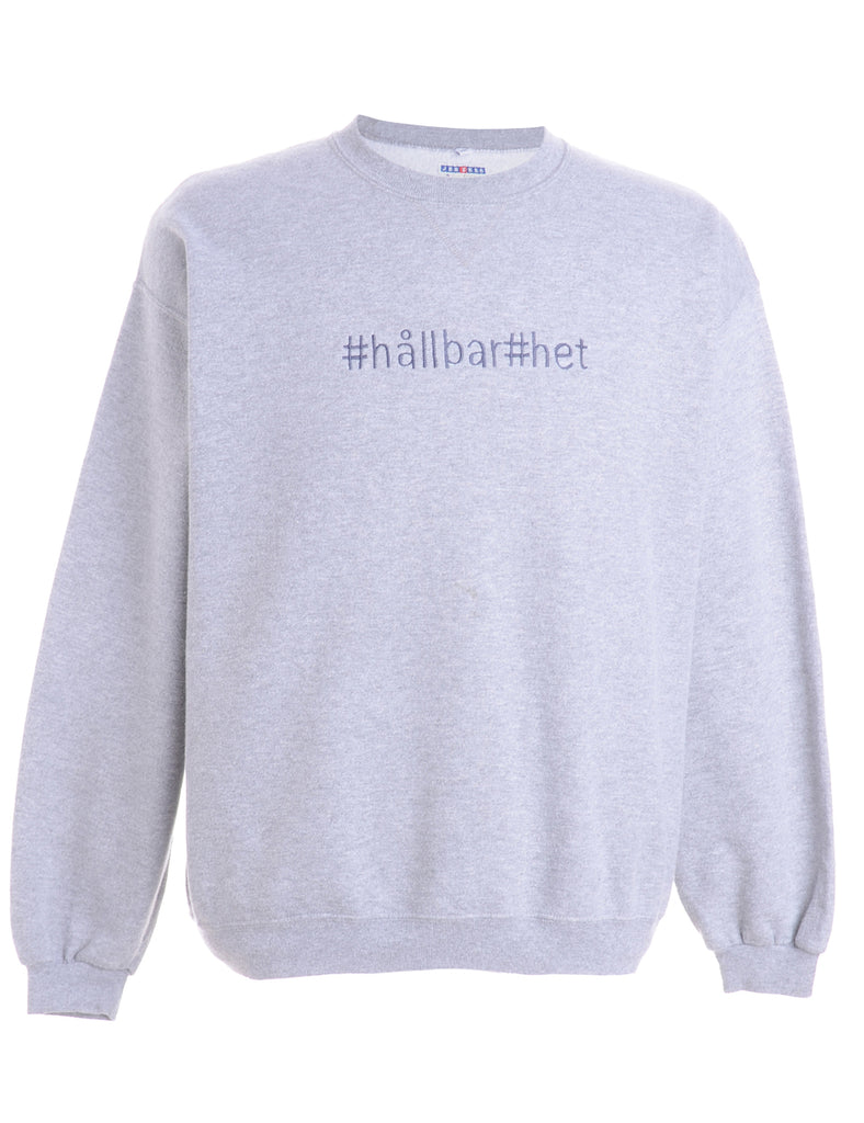 Label #hallbar#het Sweatshirt - Sweatshirts - Beyond Retro