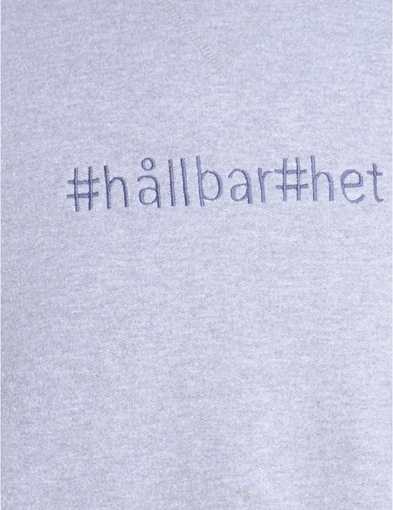 Label #hallbar#het Sweatshirt - Sweatshirts - Beyond Retro