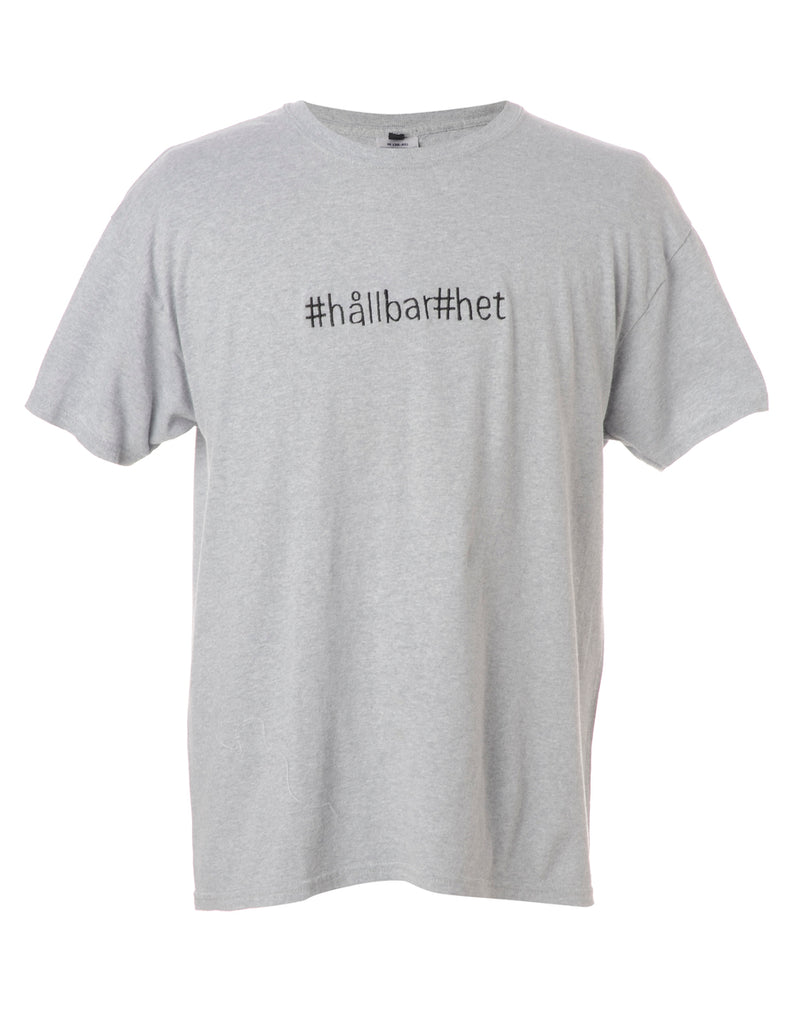 Label #hallbar#het T-Shirt - T-shirts - Beyond Retro