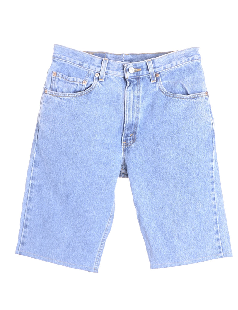 Beyond Retro Label Label Hemmed Denim shorts