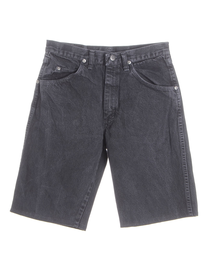 Beyond Retro Label Label Hemmed Denim Shorts