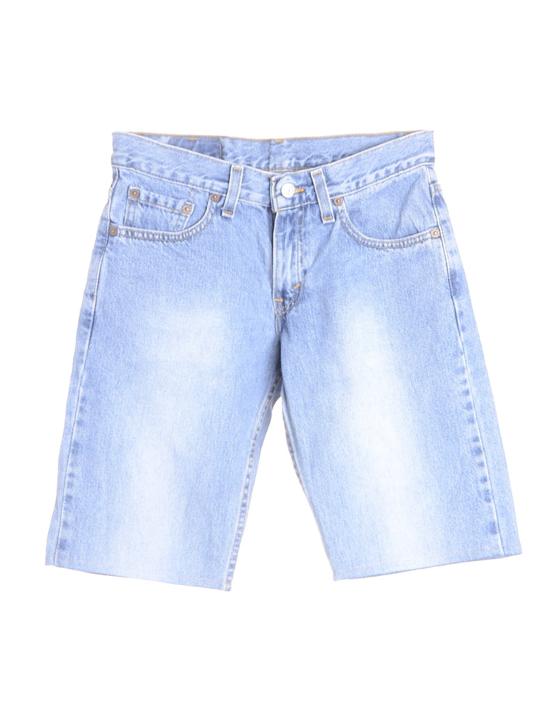 Beyond Retro Label Label Hemmed Denim shorts