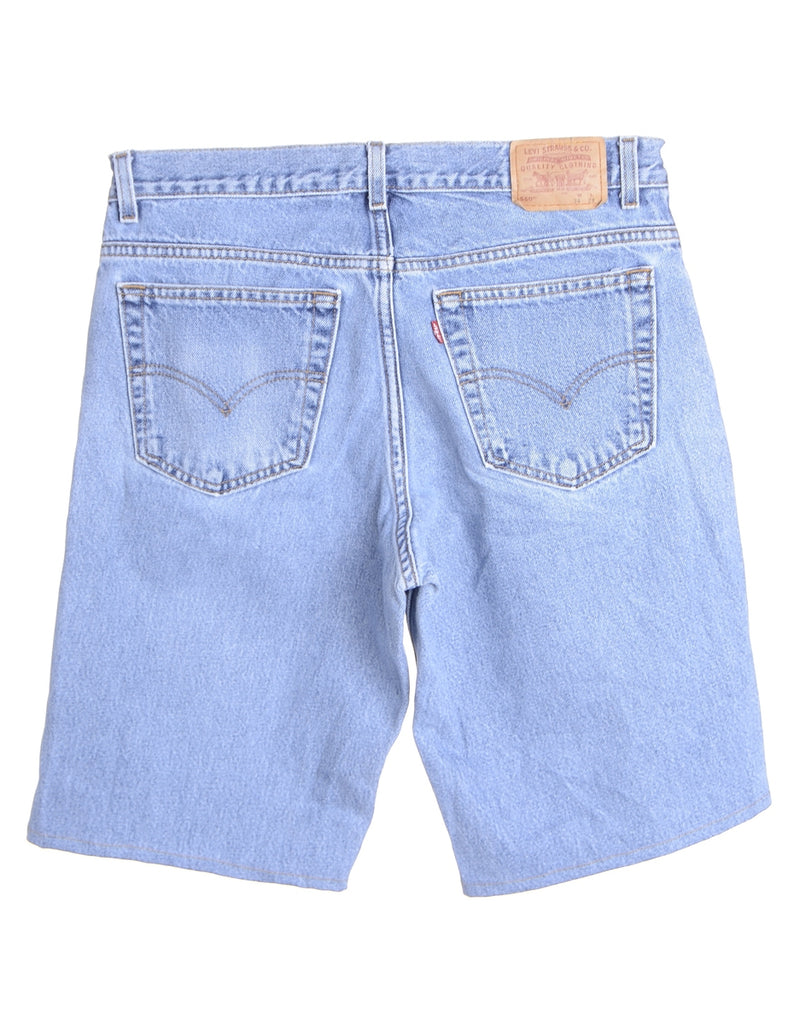 Beyond Retro Label Label Hemmed Denim Shorts