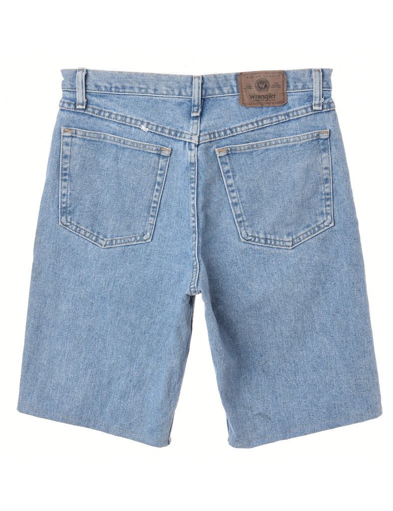 Beyond Retro Label Label Hemmed Denim Shorts