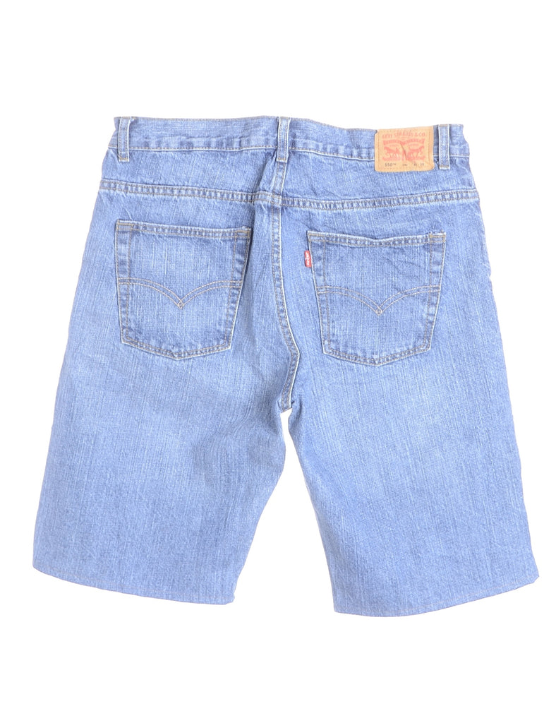 Beyond Retro Label Label Hemmed Denim shorts