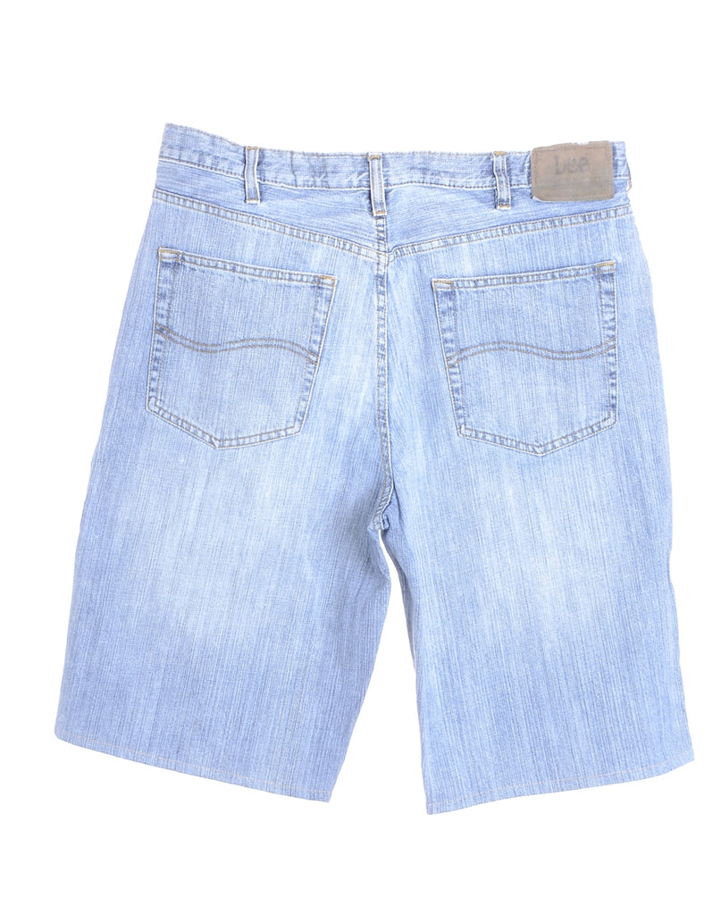 Beyond Retro Label Label Hemmed Denim shorts