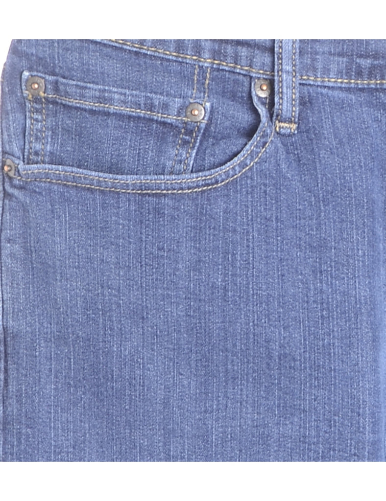 Beyond Retro Label Label Hemmed Denim shorts