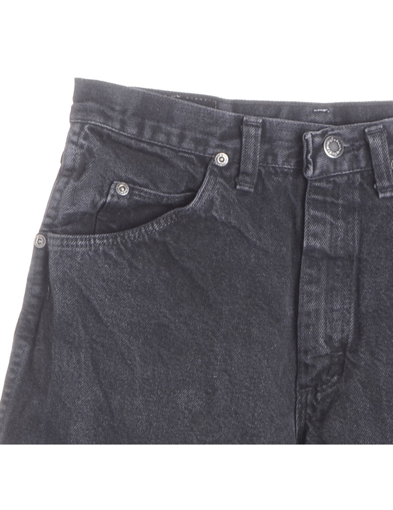 Beyond Retro Label Label Hemmed Denim Shorts