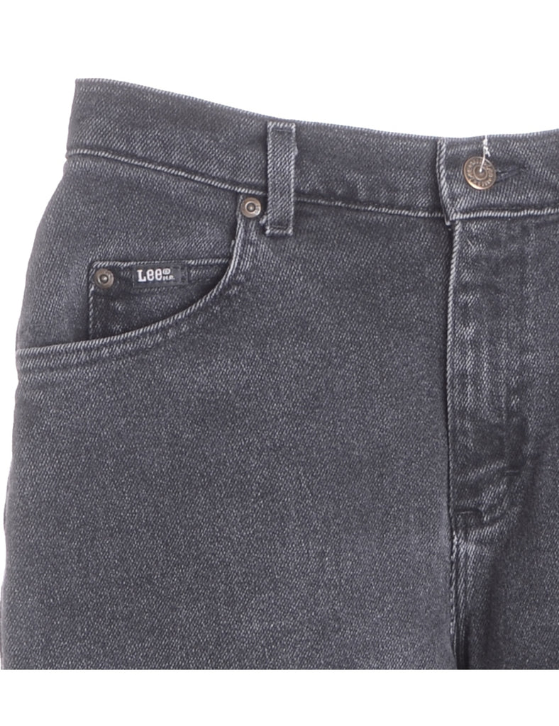 Beyond Retro Label Label Hemmed Denim Shorts