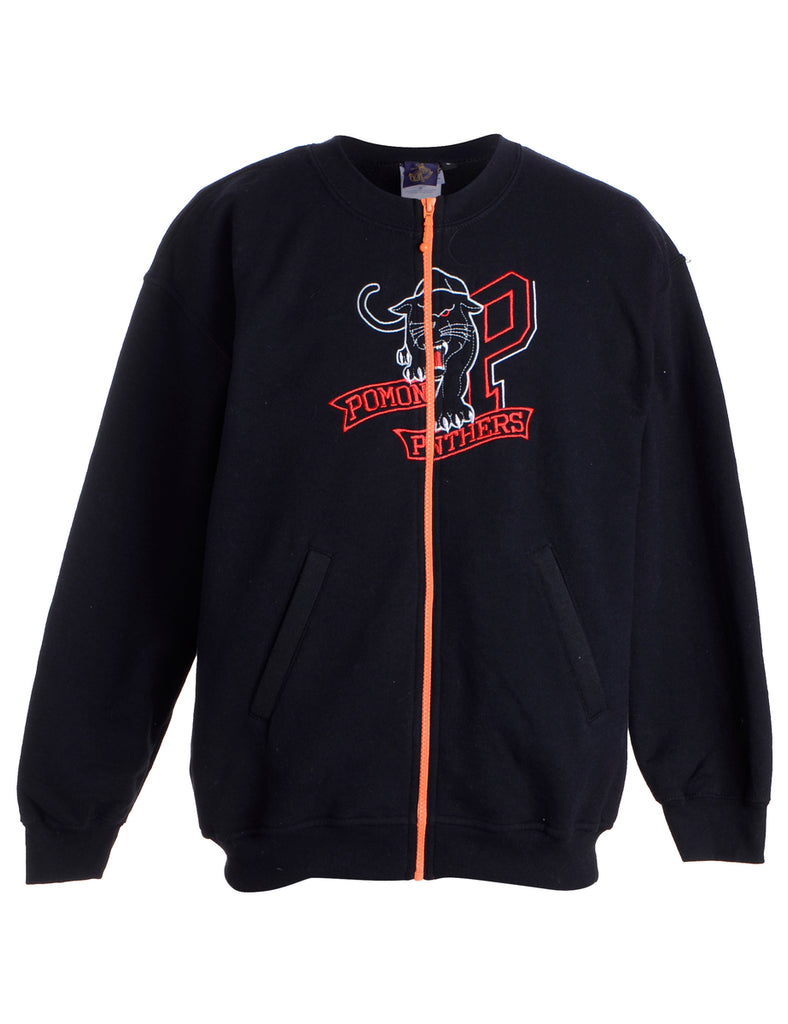 Beyond Retro Label Label Idris Zip Front Sweatshirt