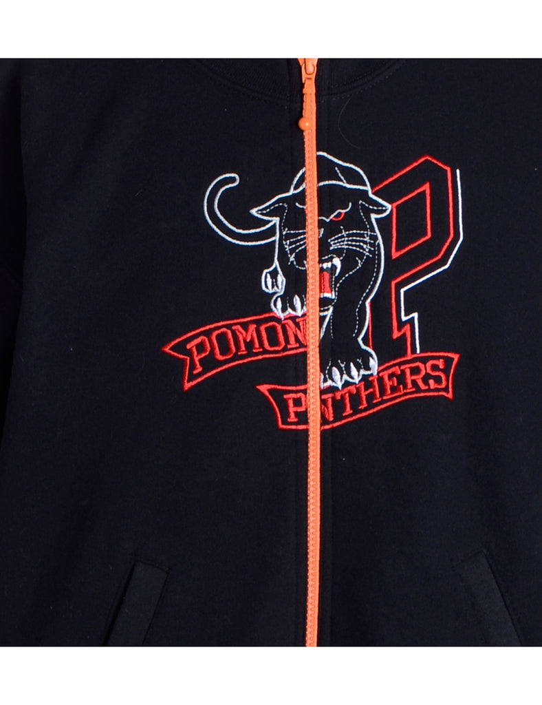 Beyond Retro Label Label Idris Zip Front Sweatshirt
