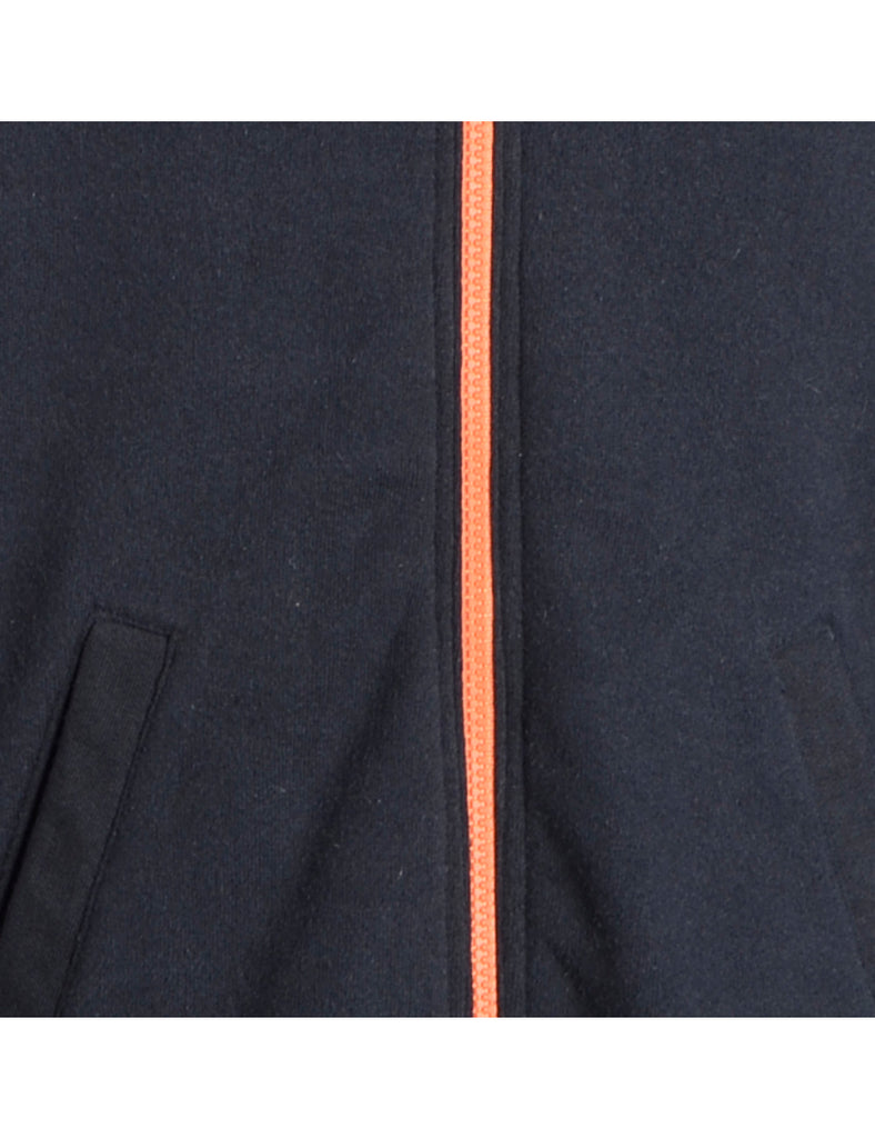 Beyond Retro Label Label Idris Zip Front Sweatshirt