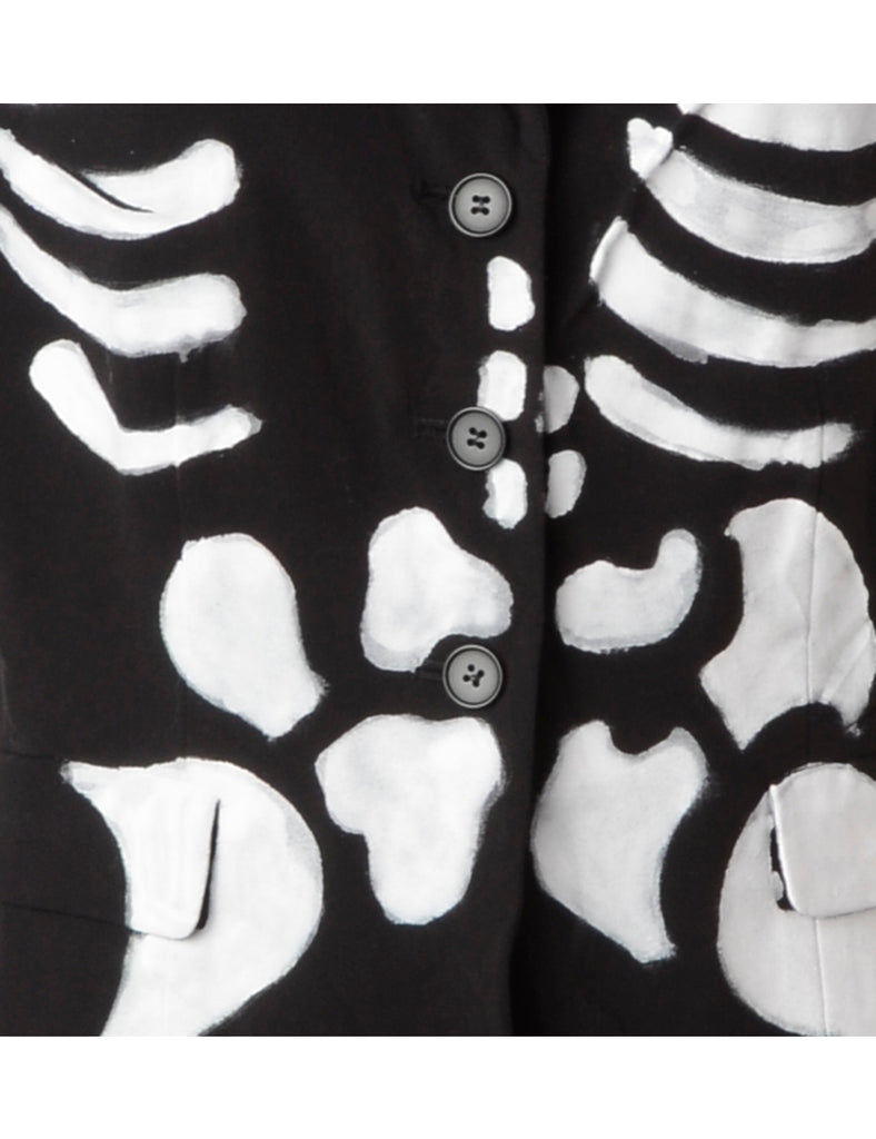 Beyond Retro Label Label Jack Skeleton Suit Jacket