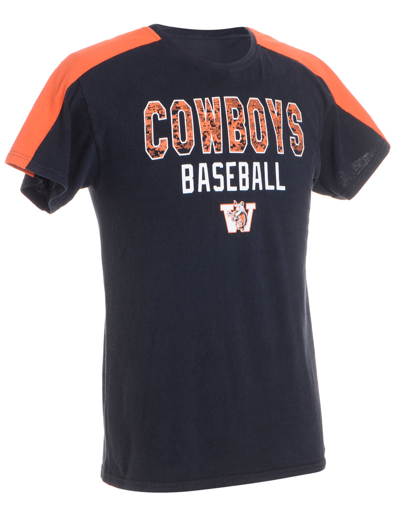 Beyond Retro Label Label Jacob Panelled Sleeve T-Shirt
