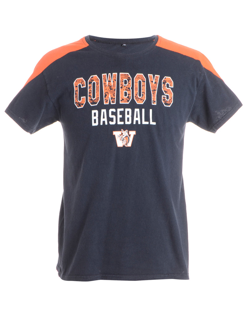Beyond Retro Label Label Jacob Panelled Sleeve T-Shirt