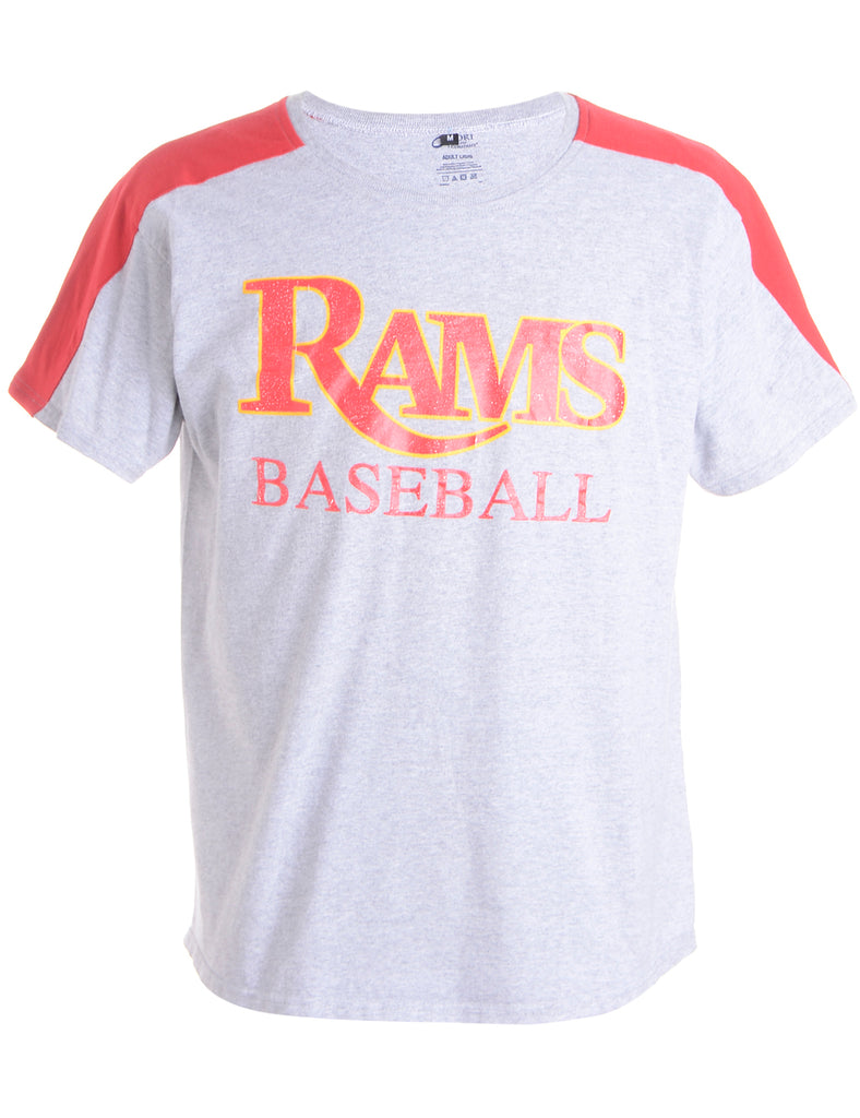Beyond Retro Label Label Jacob Panelled Sleeve T-Shirt