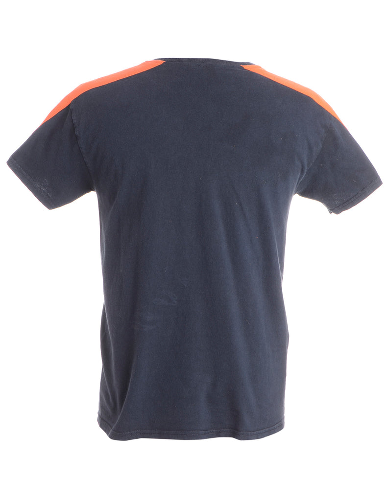 Beyond Retro Label Label Jacob Panelled Sleeve T-Shirt