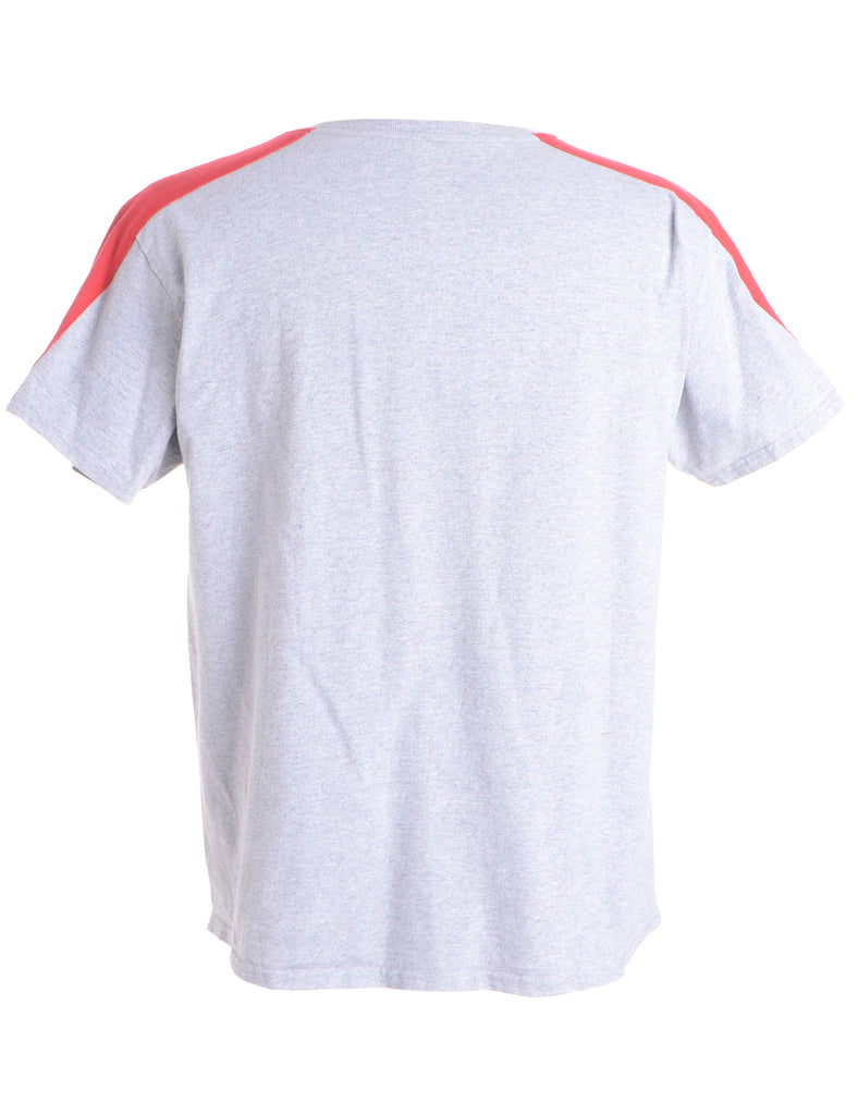 Beyond Retro Label Label Jacob Panelled Sleeve T-Shirt