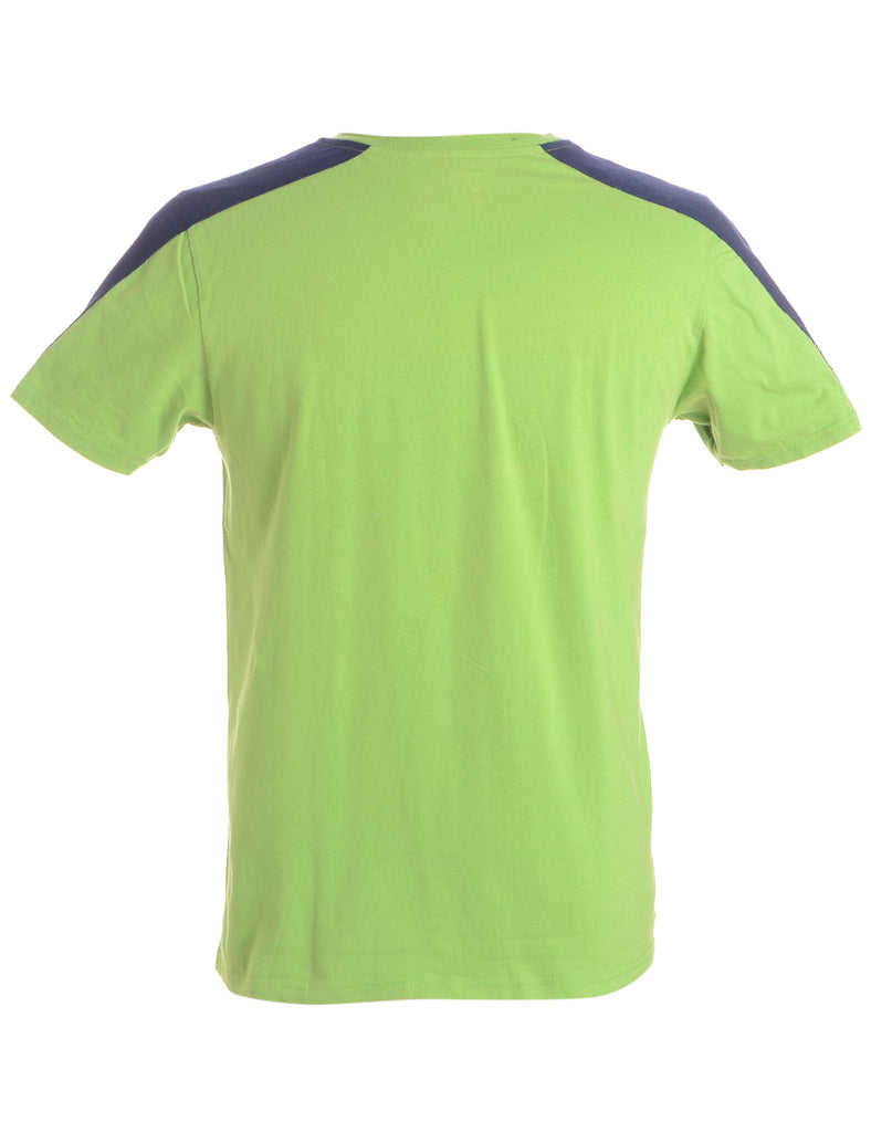 Beyond Retro Label Label Jacob Panelled Sleeve T-Shirt