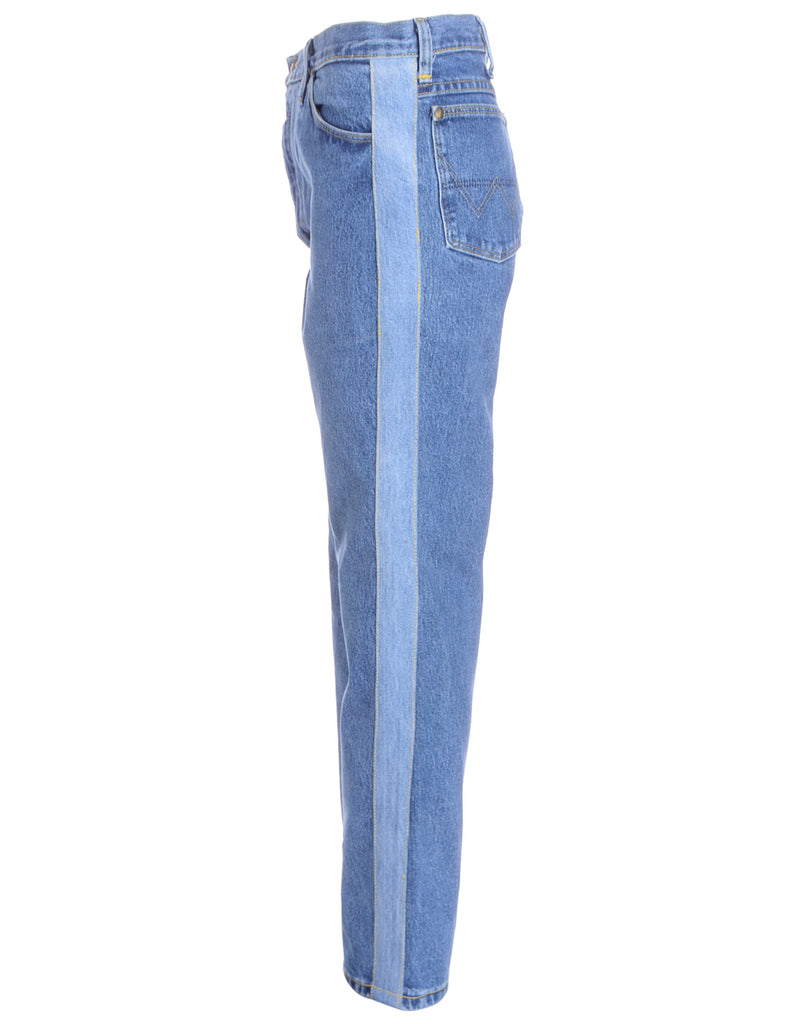 Beyond Retro Label Label Jason Contrast Side Panel Jeans