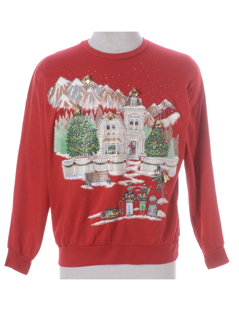 Beyond Retro Label Label Jingle Bells Sweatshirt