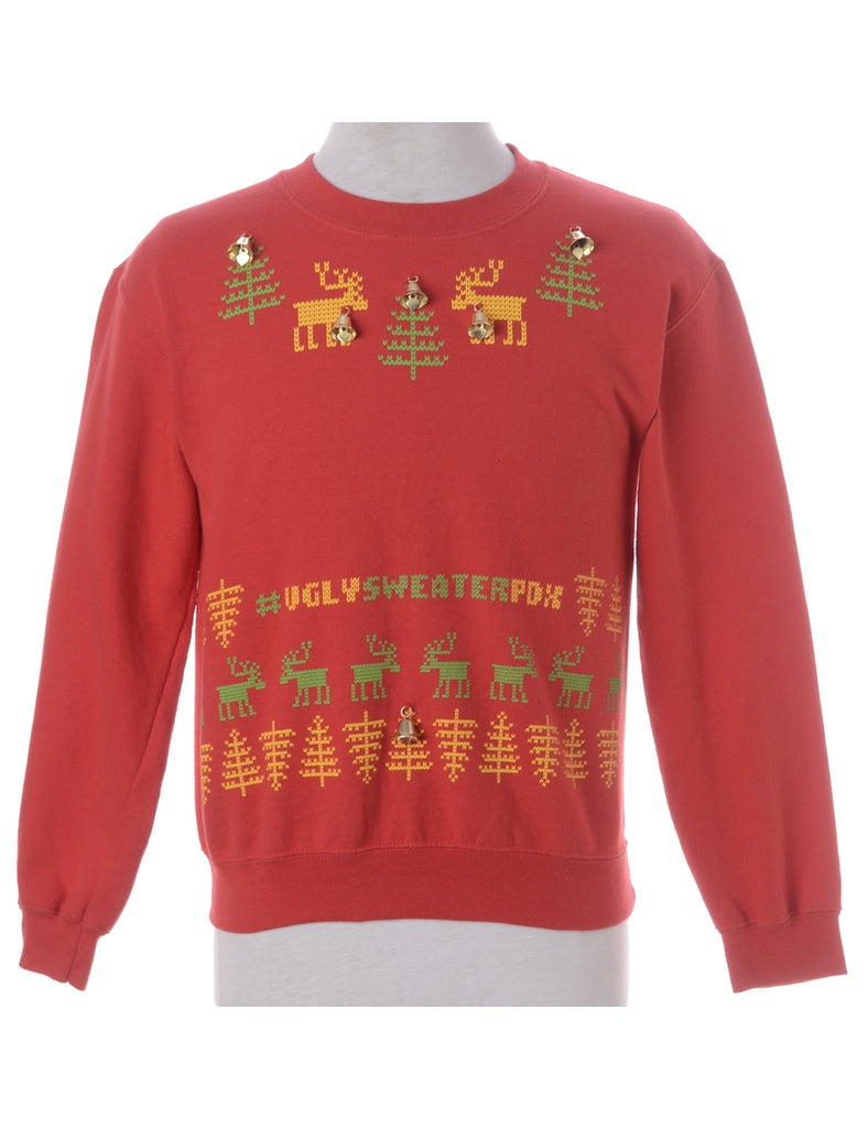 Beyond Retro Label Label Jingle Bells Sweatshirt