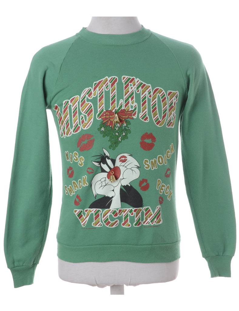 Beyond Retro Label Label Jingle Bells Sweatshirt