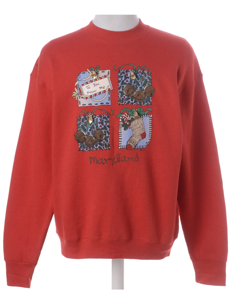 Beyond Retro Label Label Jingle Bells Sweatshirt