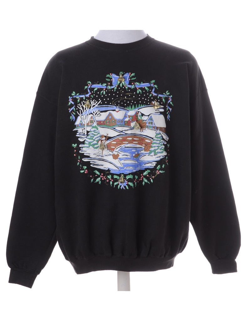 Beyond Retro Label Label Jingle Bells Sweatshirt