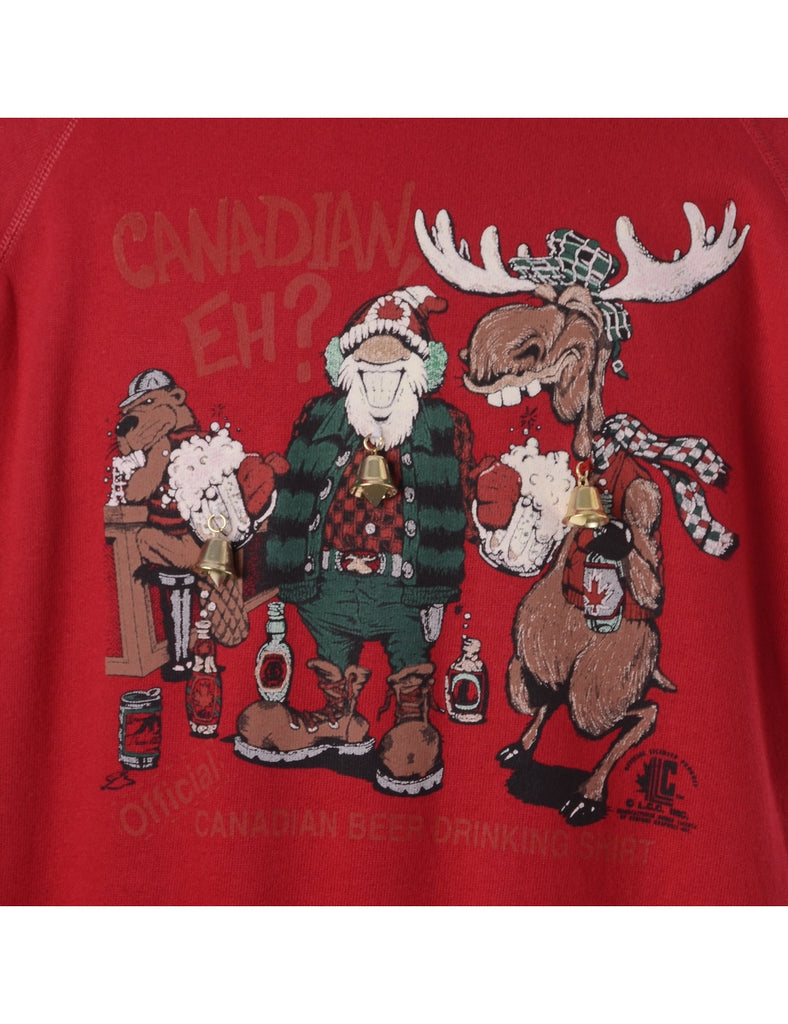 Beyond Retro Label Label Jingle Bells Sweatshirt