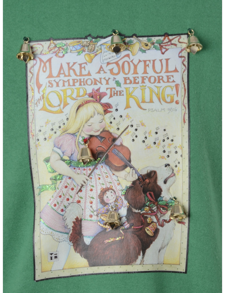 Beyond Retro Label Label Jingle Bells Sweatshirt