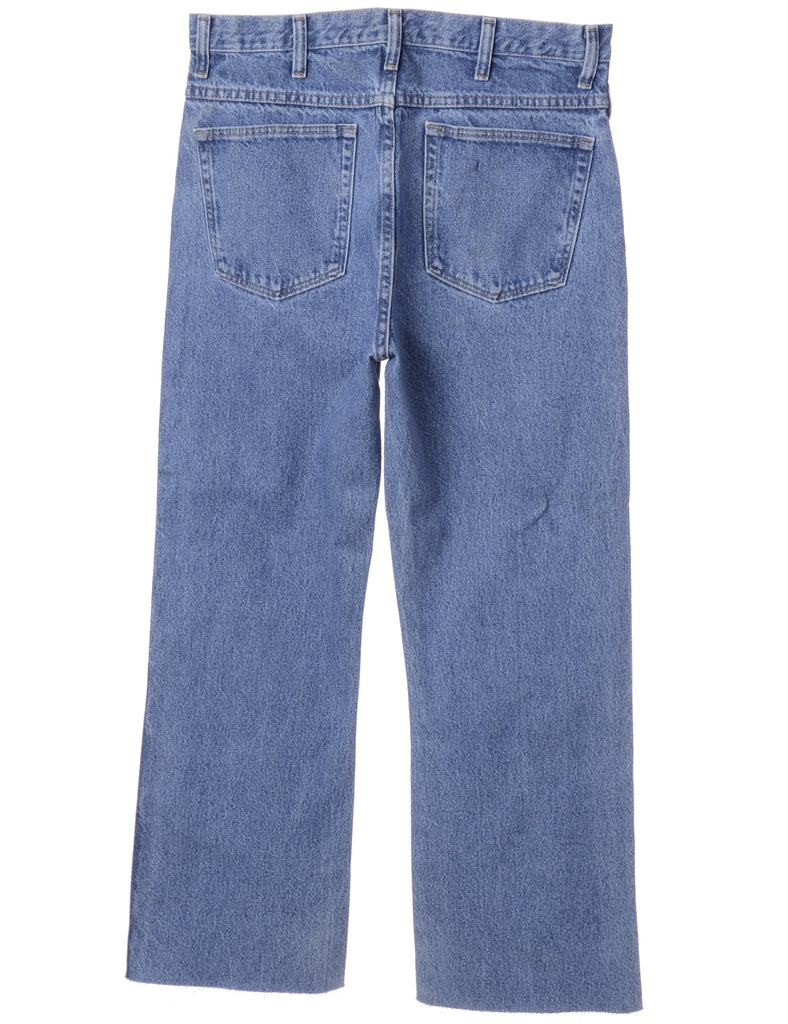 Beyond Retro Label Label Medium Wash Cropped Jeans