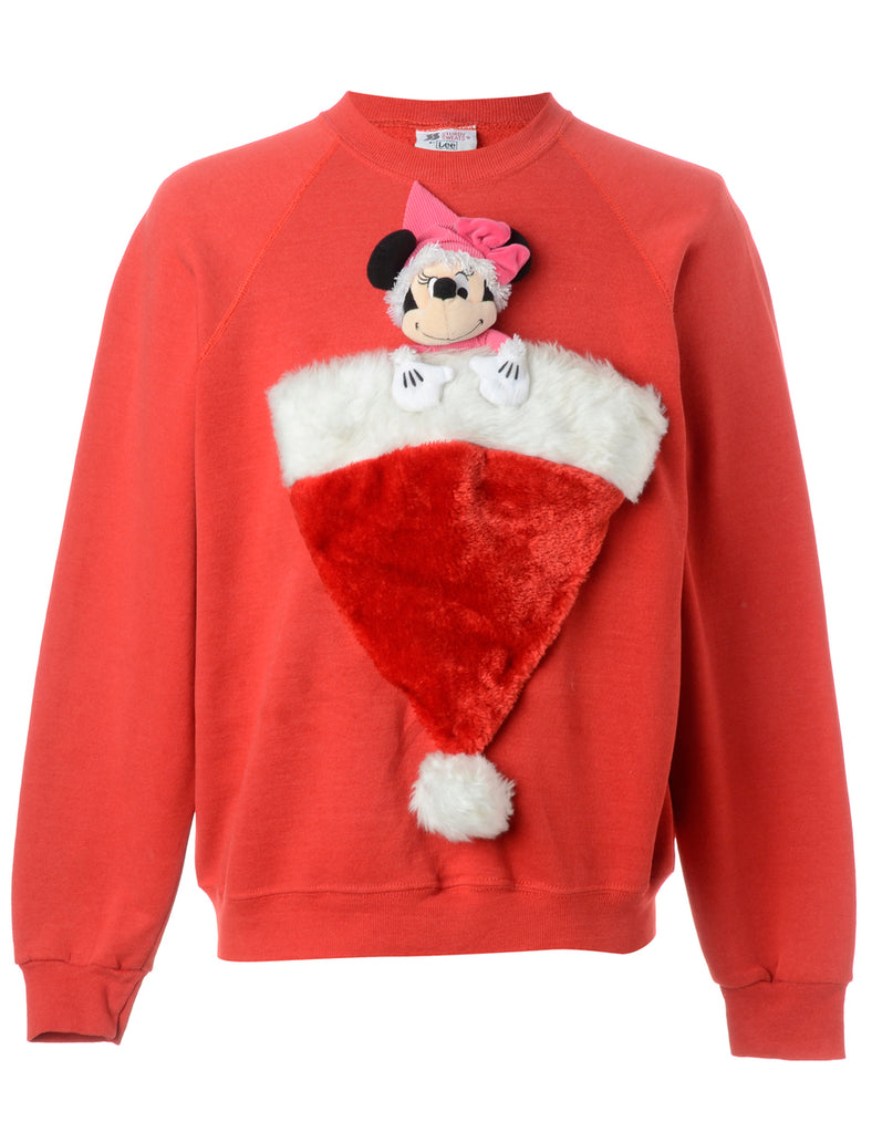 Beyond Retro Label Label Novelty Christmas Sweatshirt