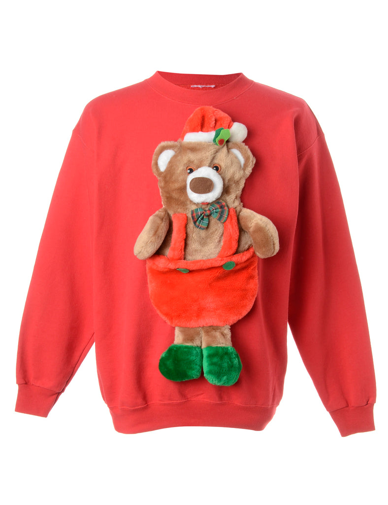 Beyond Retro Label Label Novelty Christmas Sweatshirt