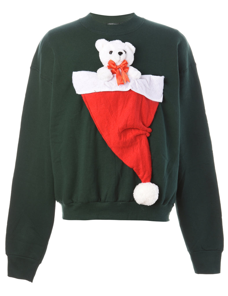 Beyond Retro Label Label Novelty Christmas Sweatshirt