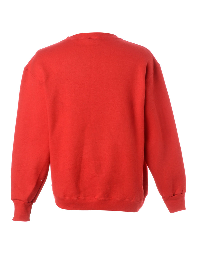 Beyond Retro Label Label Novelty Christmas Sweatshirt