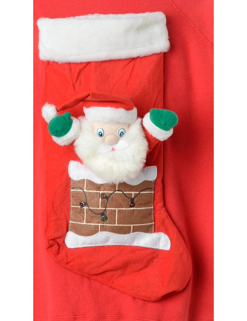 Beyond Retro Label Label Novelty Christmas Sweatshirt