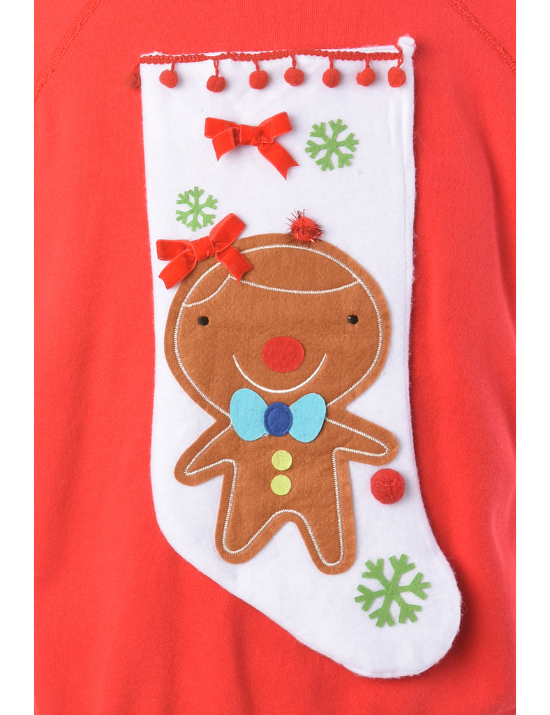 Beyond Retro Label Label Novelty Christmas Sweatshirt