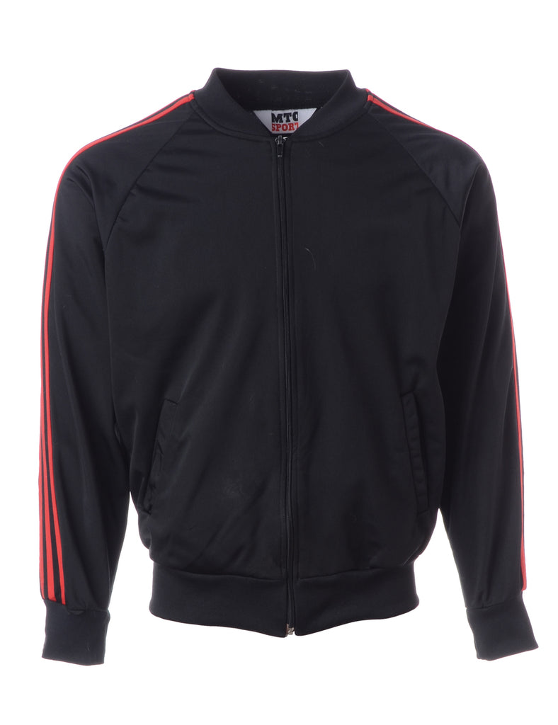 Beyond Retro Label Label Shell Black Bomber Jacket