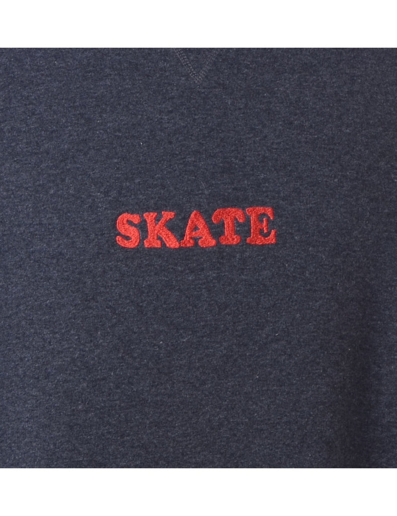 Beyond Retro Label Label Skate Embroidered Sweatshirt