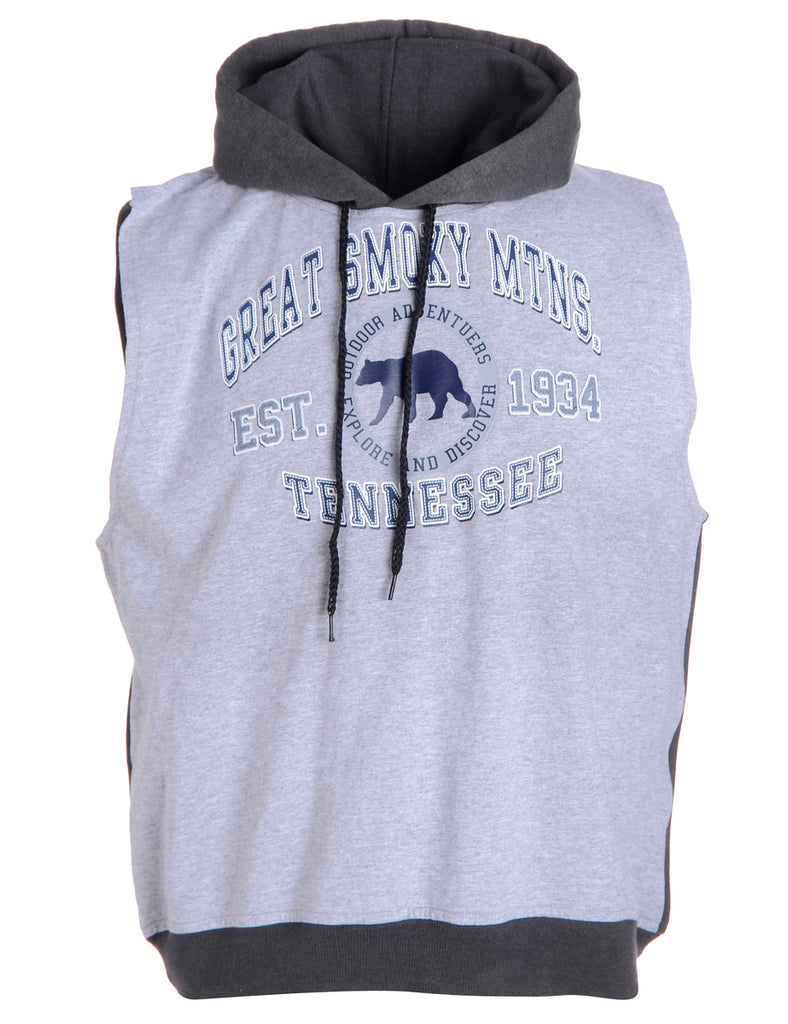 Beyond Retro Label Label Sleeveless Tyler Hooded Sweatshirt