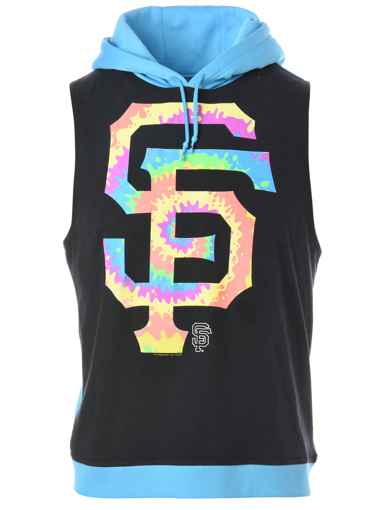 Beyond Retro Label Label Sleeveless Tyler Hooded Sweatshirt