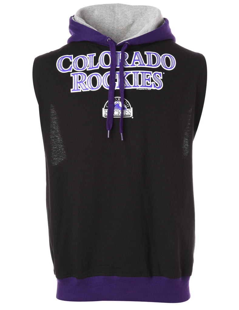Beyond Retro Label Label Sleeveless Tyler Hooded Sweatshirt