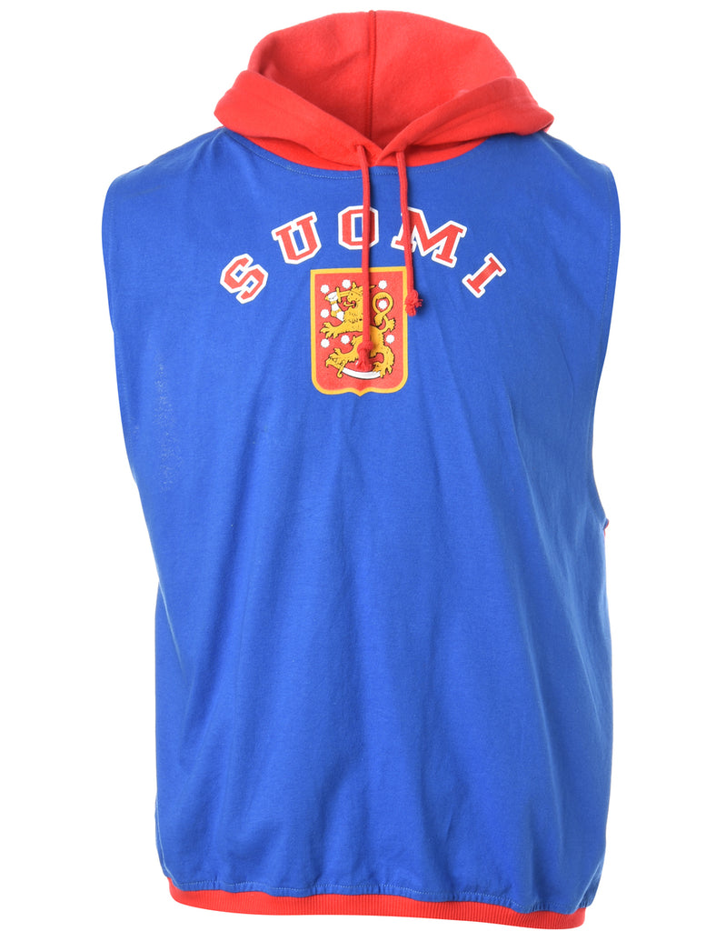 Beyond Retro Label Label Sleeveless Tyler Hooded Sweatshirt