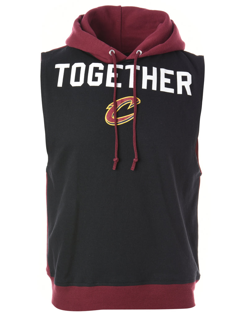 Beyond Retro Label Label Sleeveless Tyler Hooded Sweatshirt