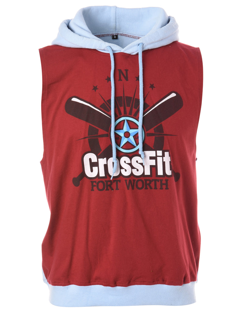 Beyond Retro Label Label Sleeveless Tyler Hooded Sweatshirt