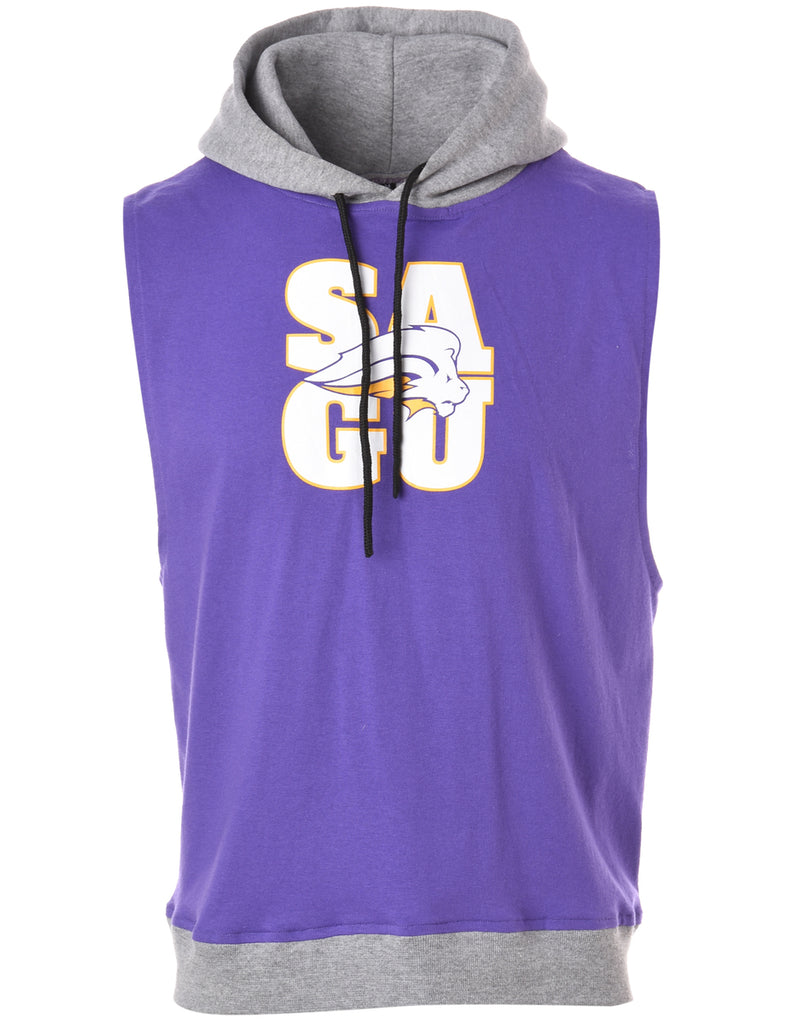 Beyond Retro Label Label Sleeveless Tyler Hooded Sweatshirt